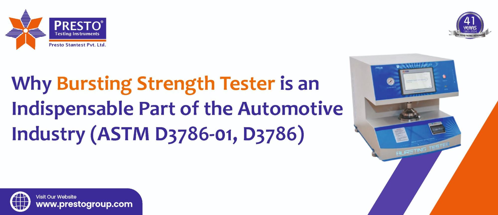 Why Bursting Strength Tester is an Indispensable Part of the Automotive Industry